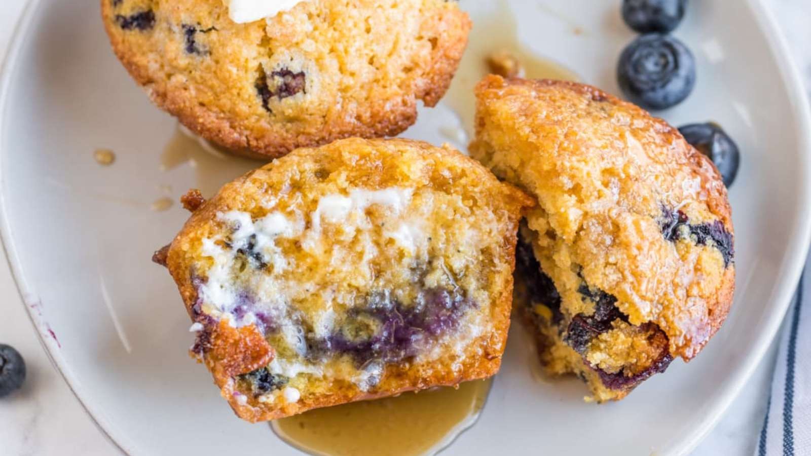 Fresh Blueberry Cornbread Morning Treats