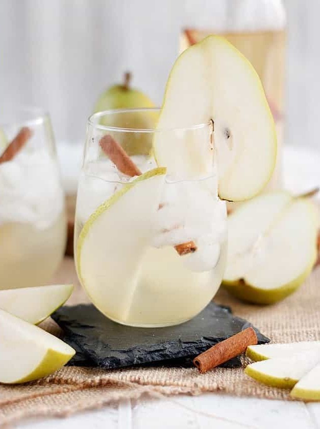 Pear-Infused Sparkling Vodka Delight