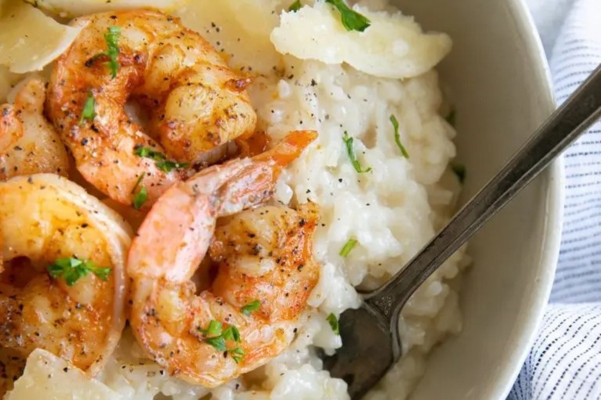 Shrimp Parmesan Risotto Dinner Made Easy