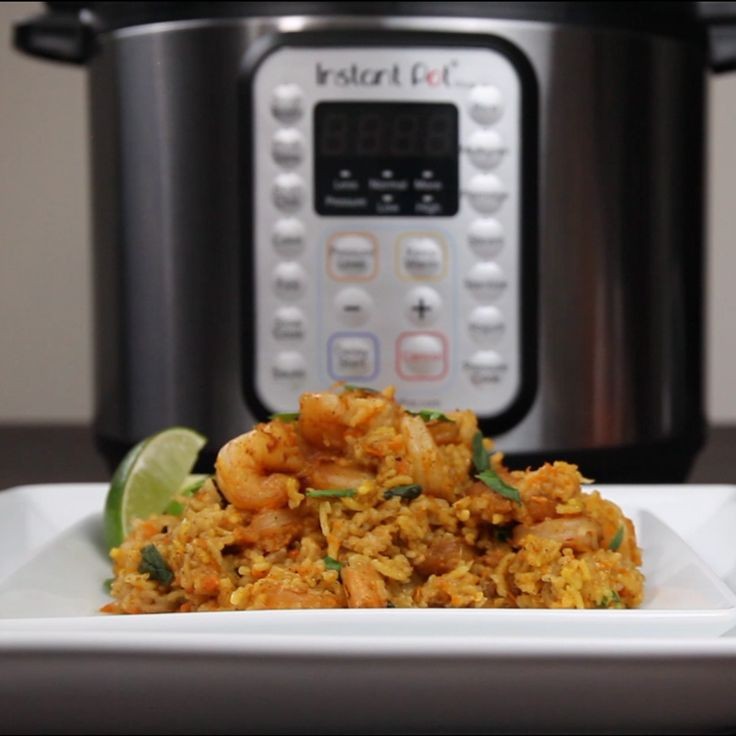 Quick Instant Pot Shrimp Paella Delight