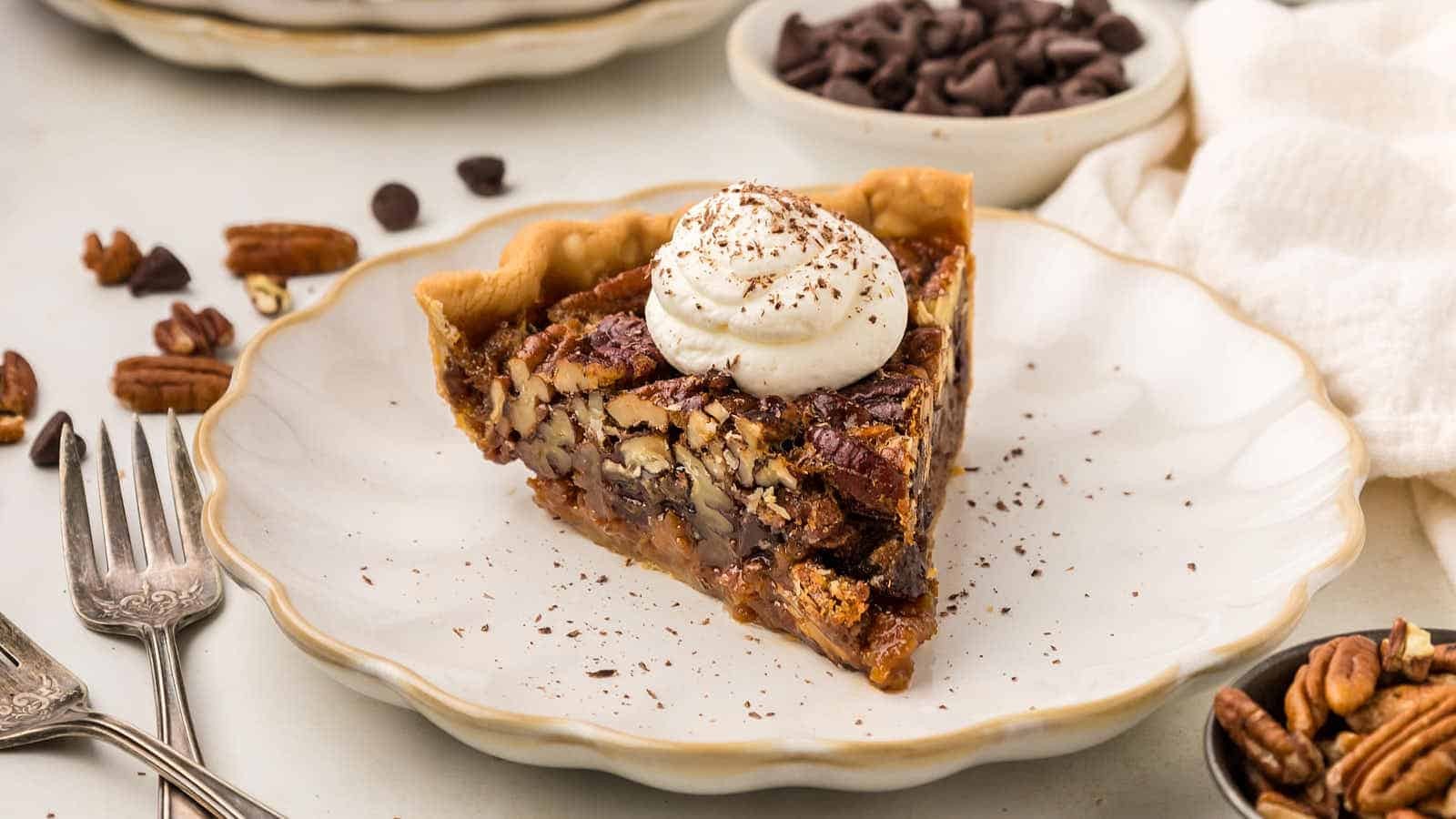 Rich Chocolate Pecan Delight Pie