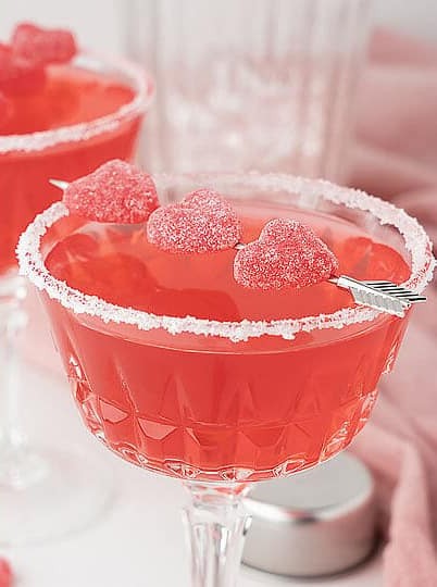 Strawberry Sour Candy Cocktail