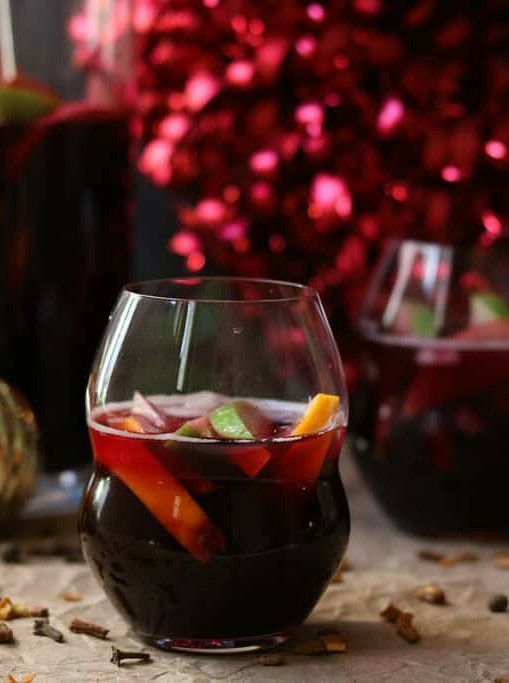 Spiced Winter Red Wine Sangria