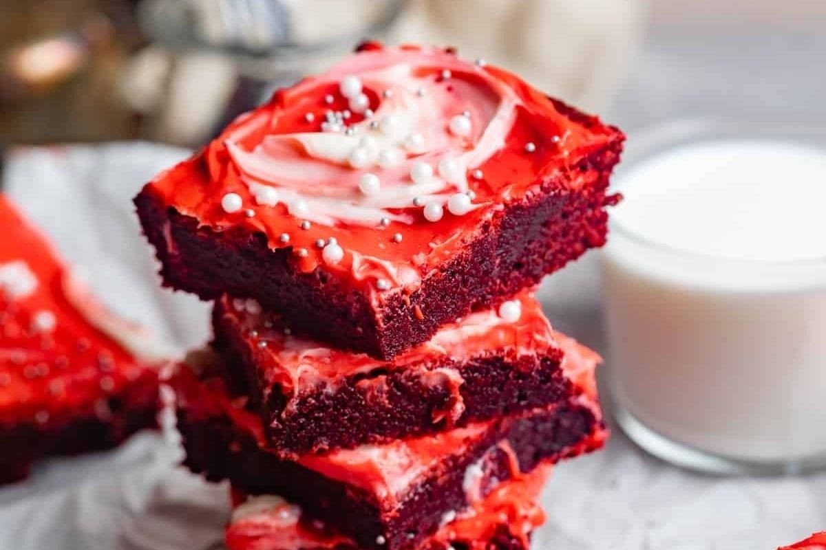 Creamy Red Velvet Chocolate Squares