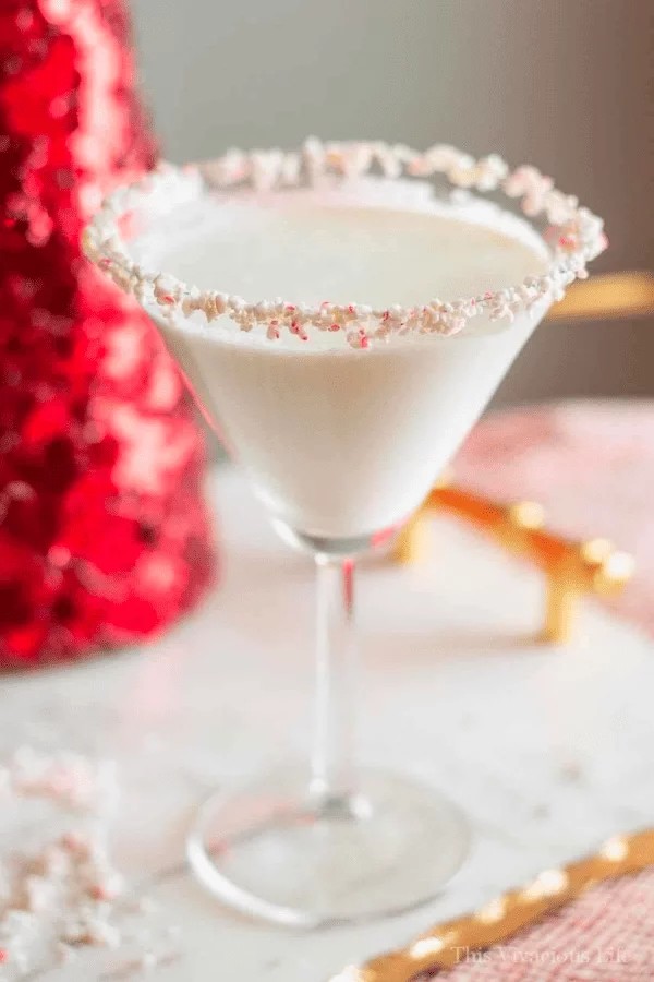 Peppermint Twist Holiday Cocktail