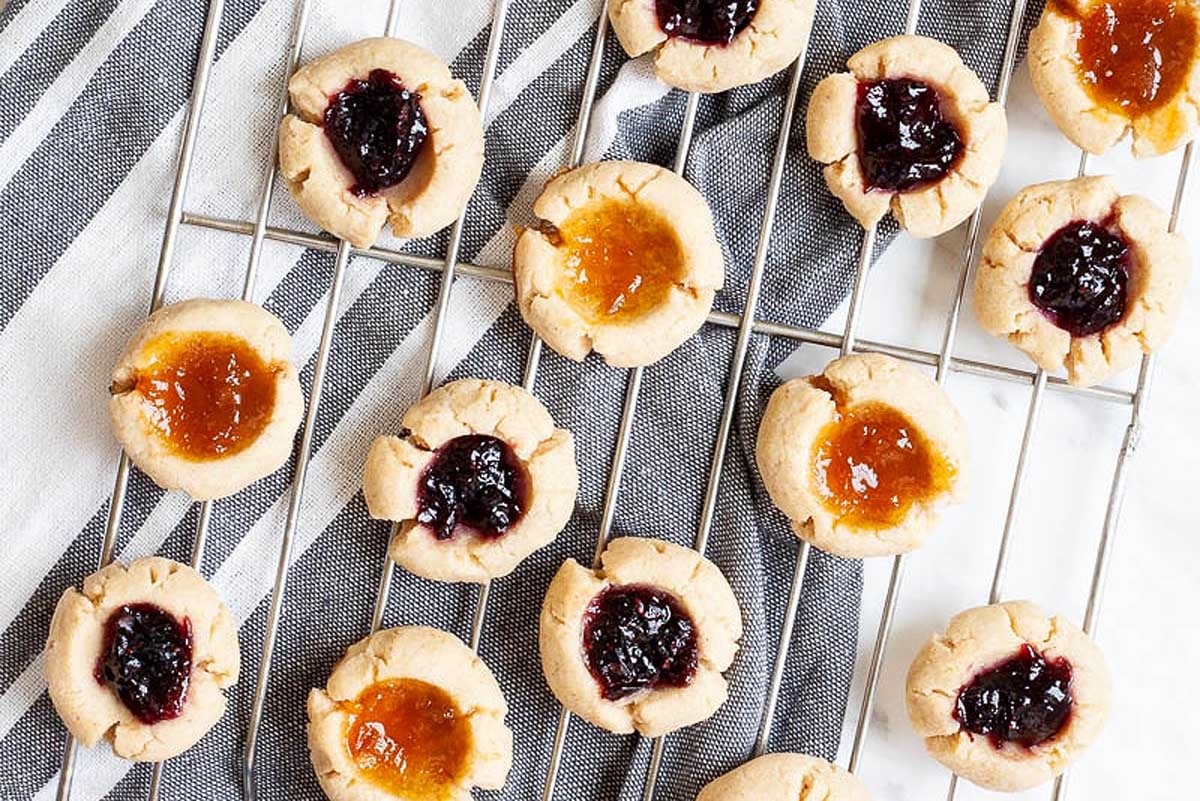 Soft-Baked Jam Filled Thumbprints
