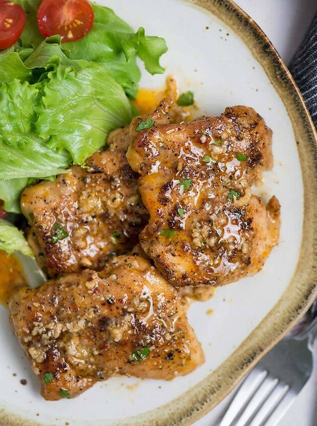 Crispy Garlic Butter Boneless Chicken Delight