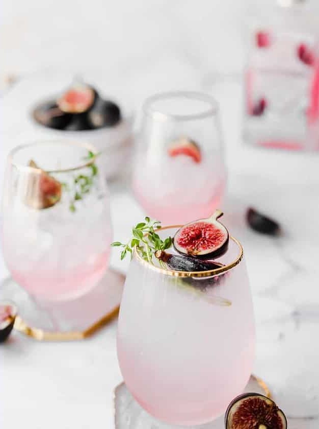 Gin, Figs, and Fresh Thyme in Harmony