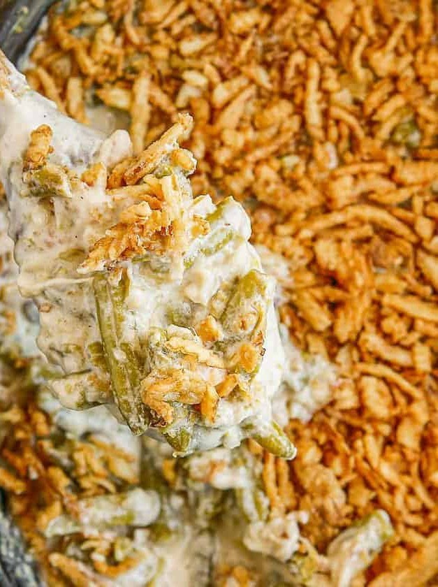 Slow Cooker Green Bean Casserole Delight