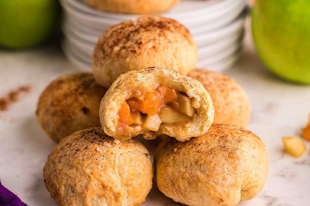 Apricot Apple Cinnamon Air Fryer Pastries