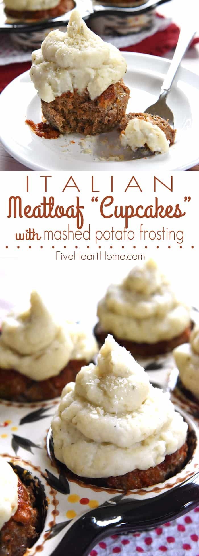 Mini Meatloaf Morsels with Potato Frosting