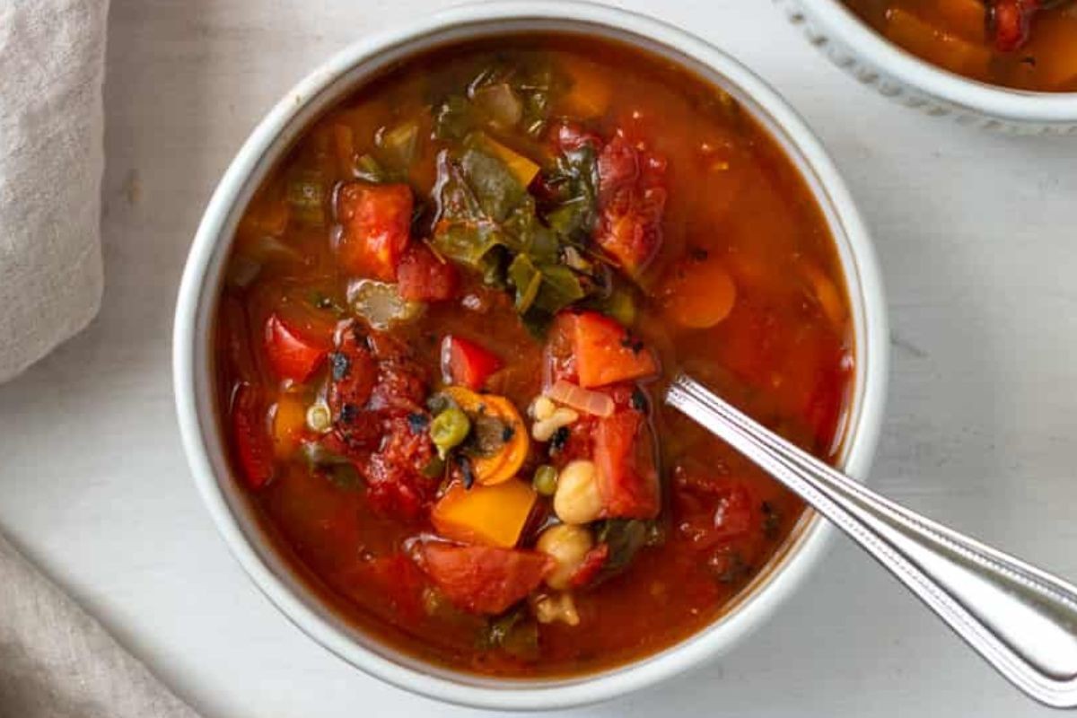 Panera-Style 10 Veggie Soup Recipe