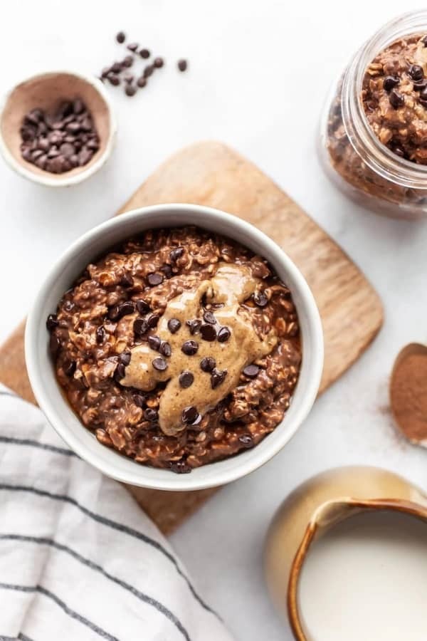 Decadent Chocolate Overnight Oats Delight