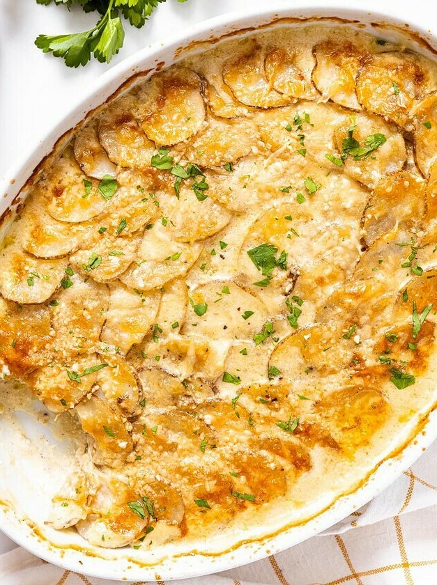Scalloped Potatoes with Gruyere & Fresh Flavor