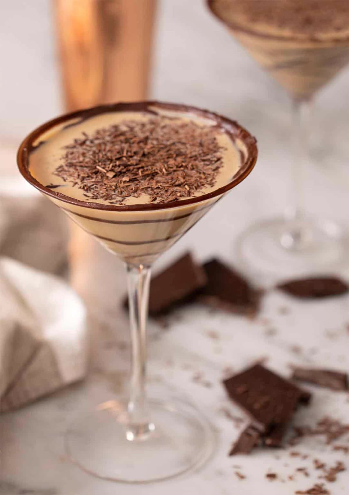 Decadent White Rum Tiramisu Cocktail