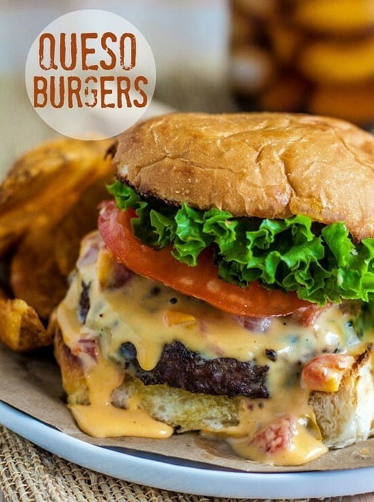 Cheesy Fiesta Burgers