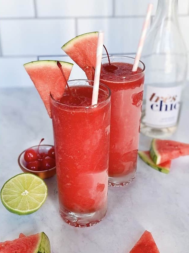 Frozen Rosé Watermelon Cherry Bliss