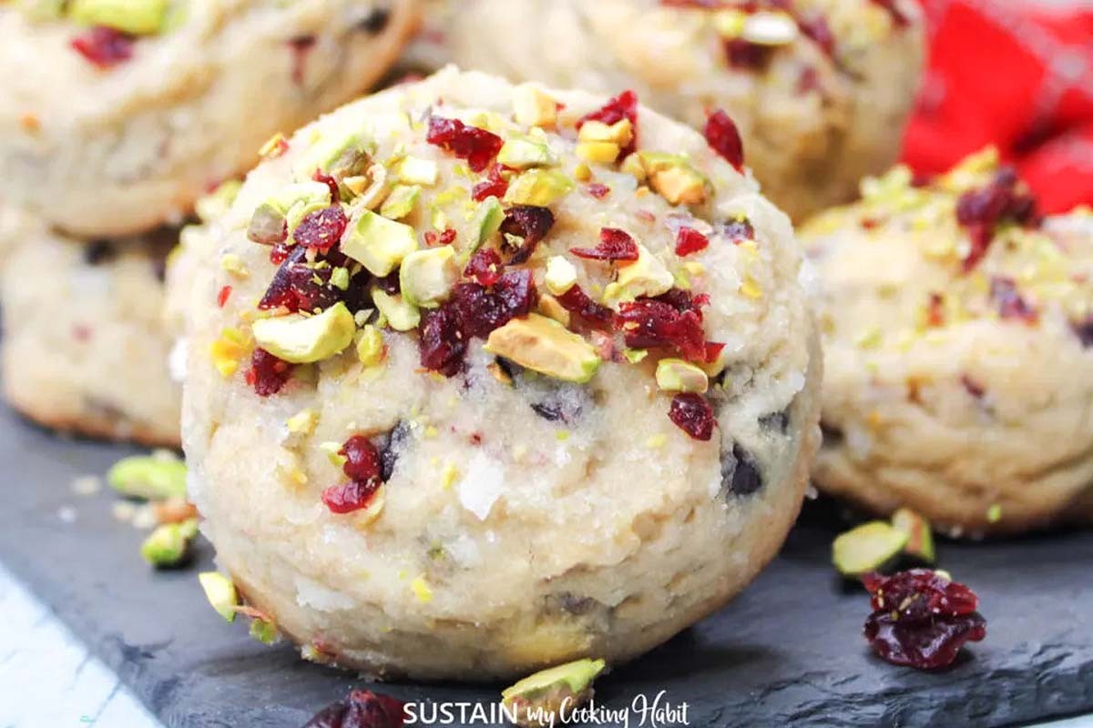 White Chocolate Cranberry Pistachio Treats