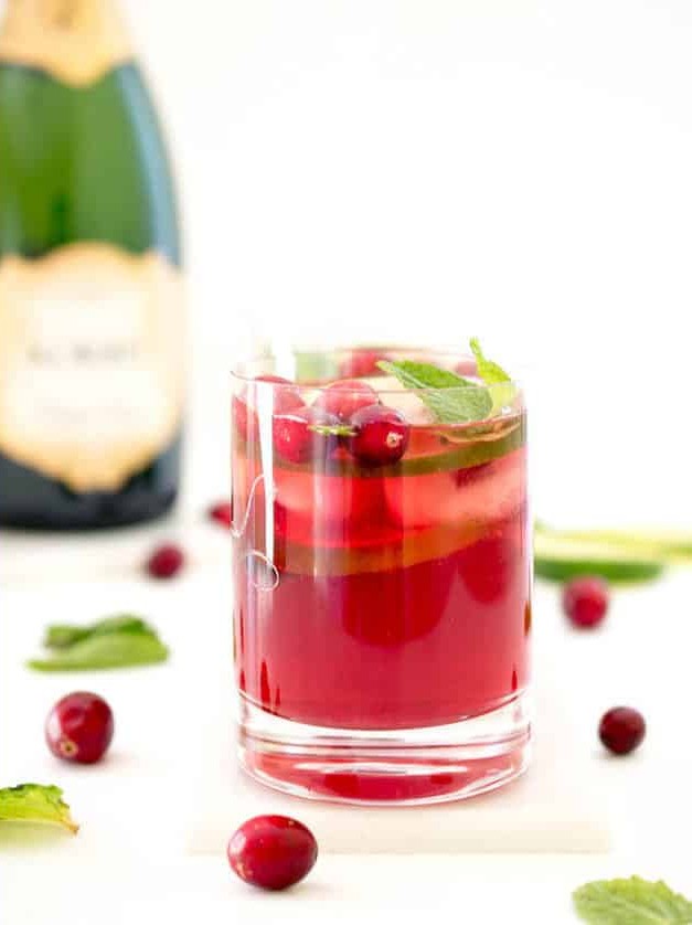 Fruity Festive Champagne Punch Recipe