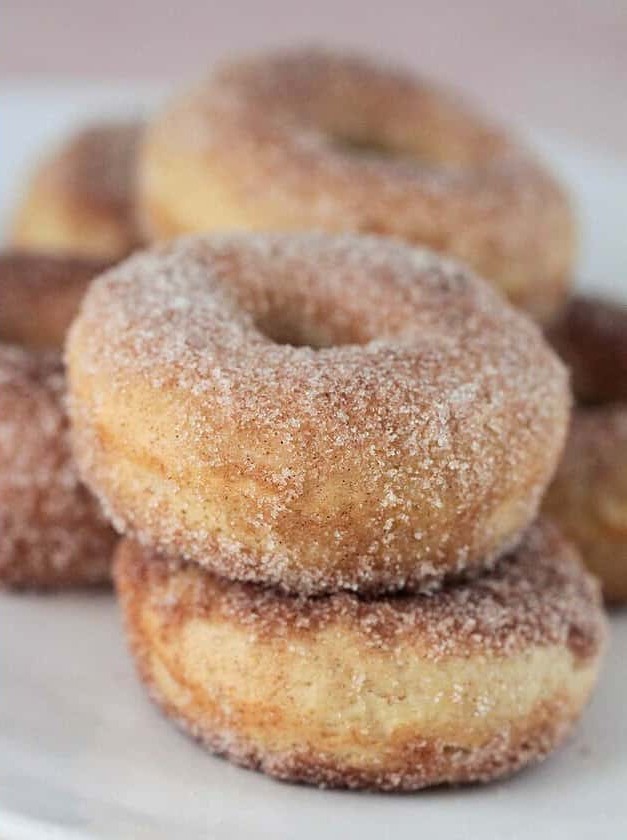 Sweet Cinnamon Baked Donut Treats
