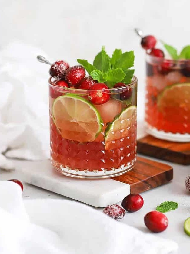 Festive Cranberry Lime Mocktail Recipe