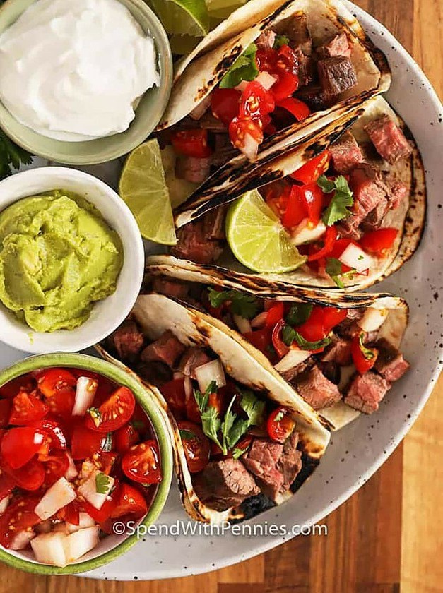 Citrus Steak Tacos for Taco Night