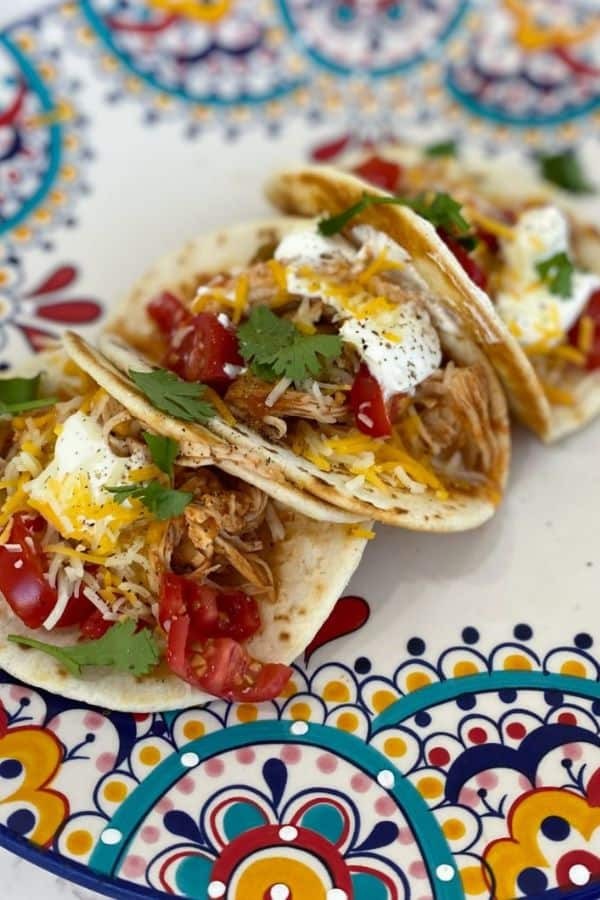 Easy Crock Pot Chicken Taco Filling