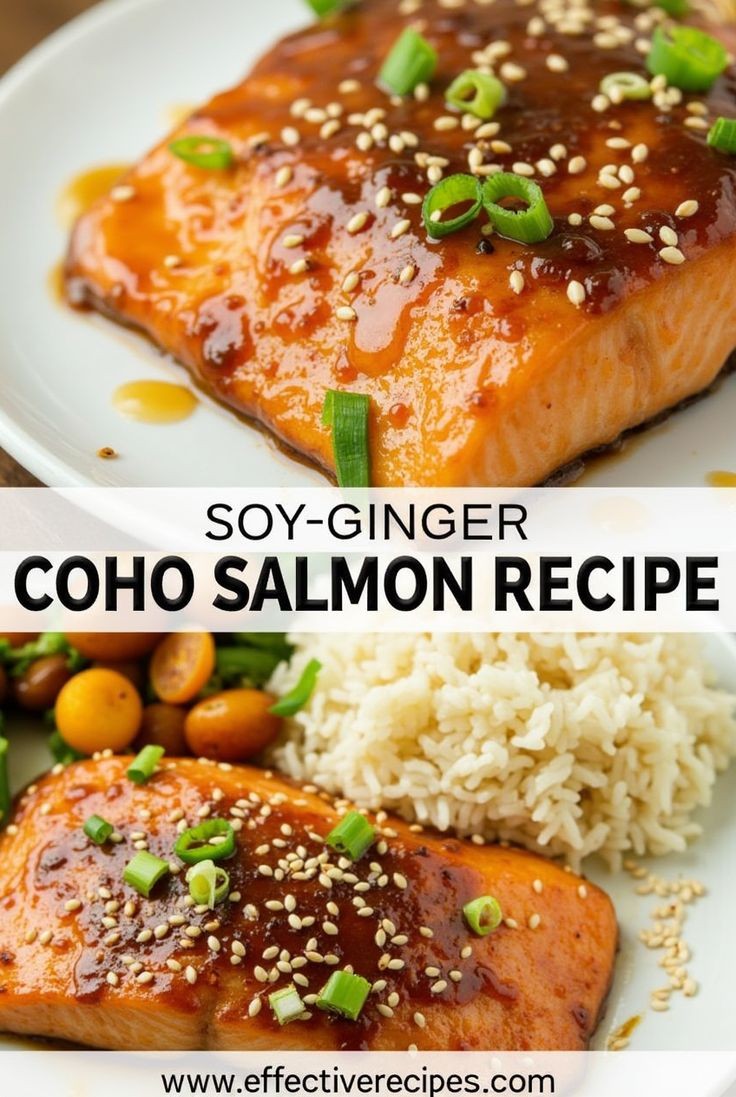 Ginger Soy Baked Salmon Delight