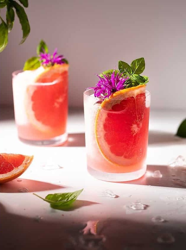 Grapefruit Honey Tequila Fizz
