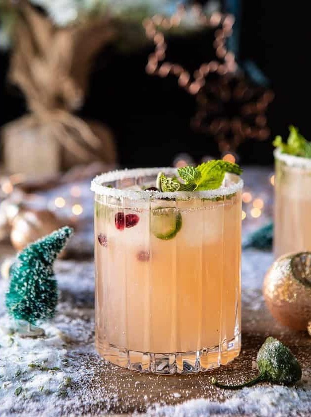 Gingered Grinch Glow Cocktail