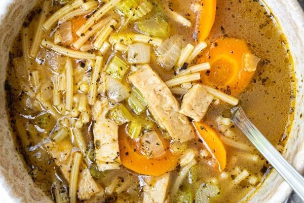 Cozy Vegan Comfort Noodle Soup