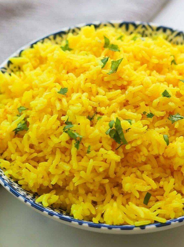Golden Turmeric Basmati Rice Delight