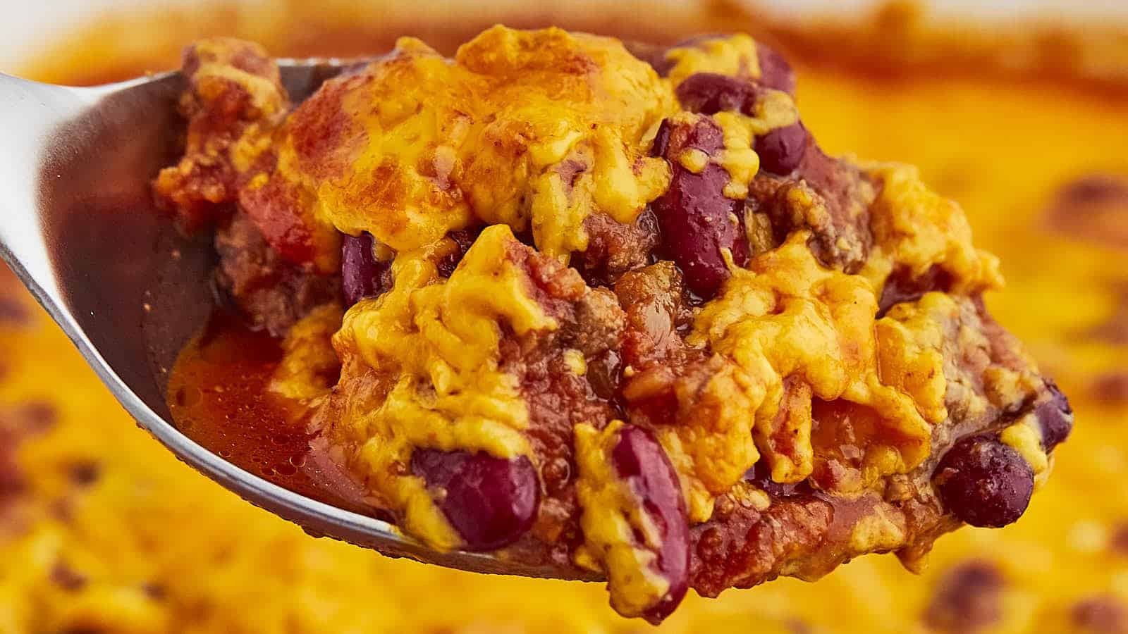 Beefy Bean Bake with Cheesy Twist