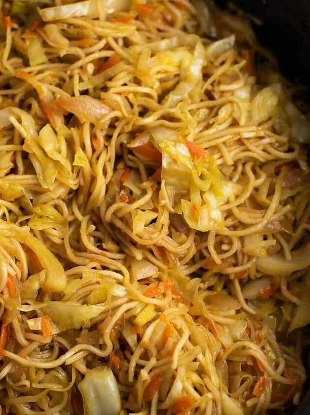 Cabbage Stir Fry with Noodle Delight