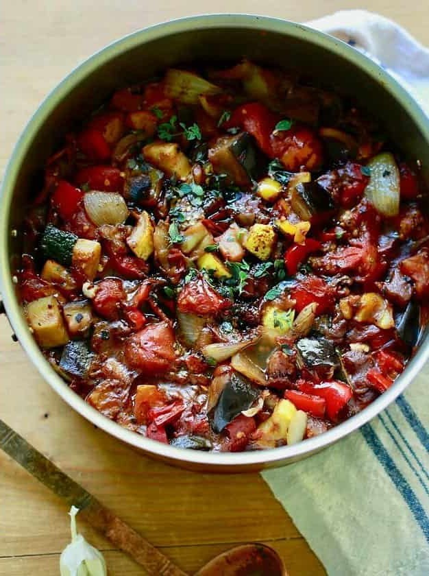 Summer Vegetable Stew with French Flair