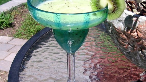 Sweet Floral Kiwi Bliss Cocktail