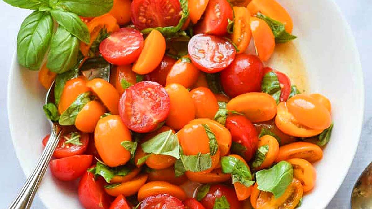 Fresh Summer Marinade with Tomatoes and Basil