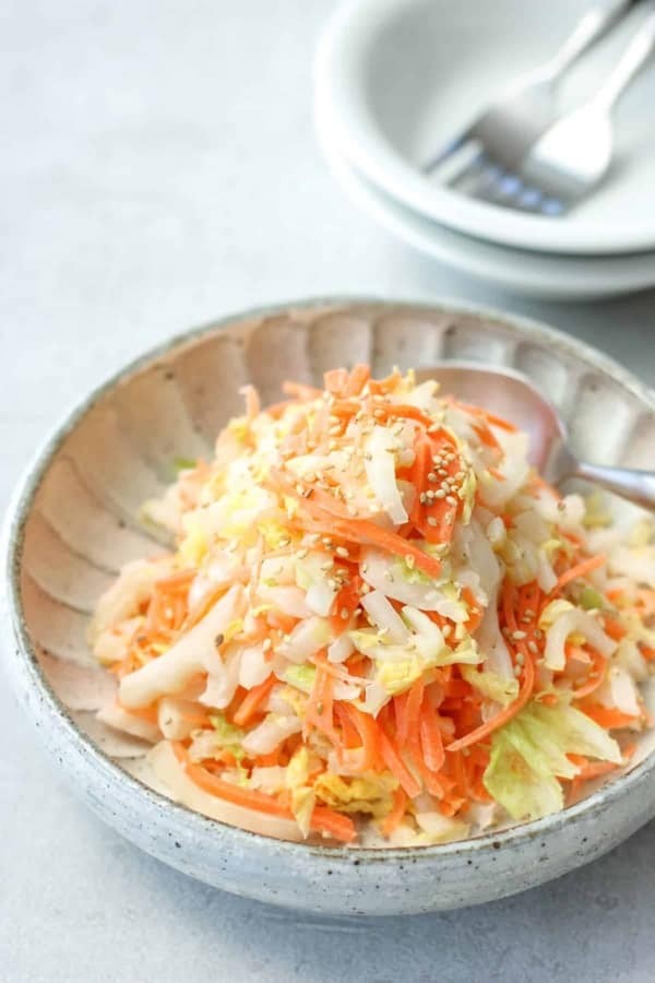 Easy Napa Cabbage Slaw Recipe