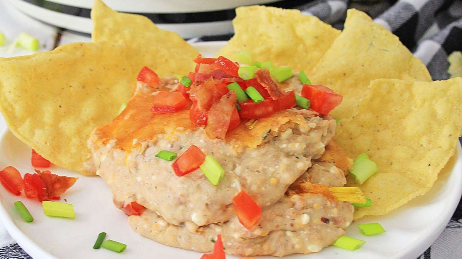 Creamy Ranch Bean Dip with Smoky Bacon