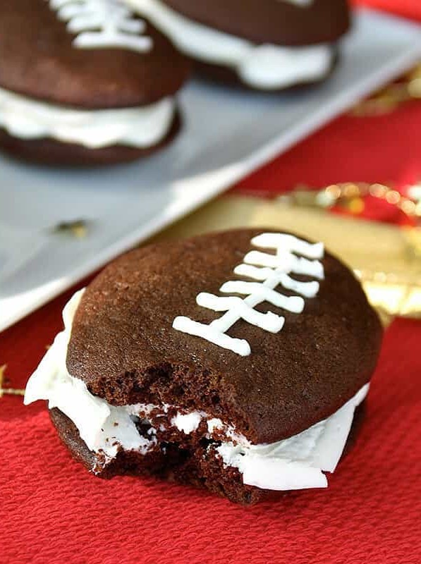 Touchdown Treats: Football-Theme Whoopie Pies