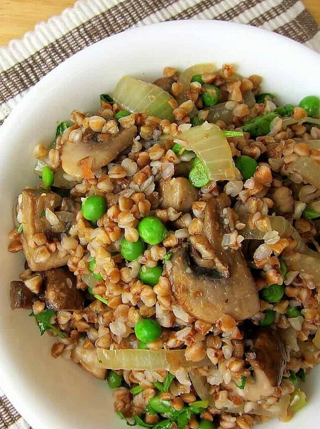 Savory Buckwheat Bowl with Mushroom Delight