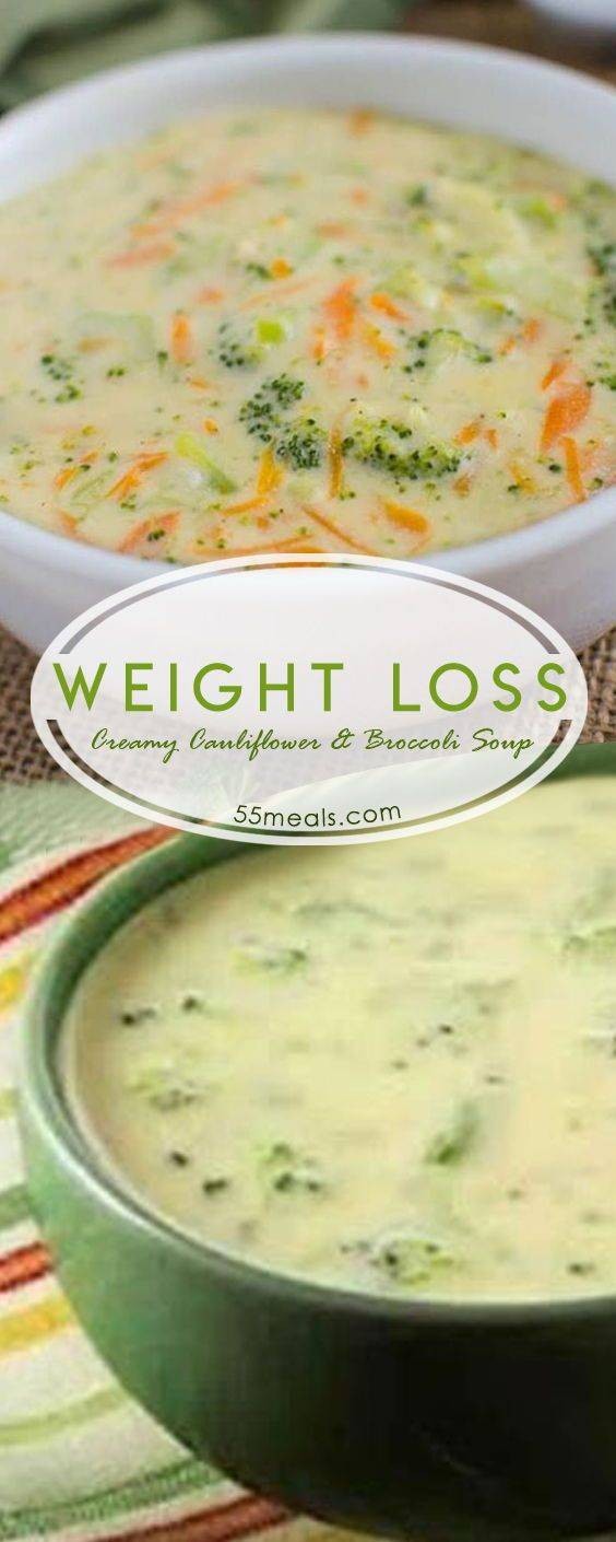 Lightweight Creamy Veggie Weight Loss Soup