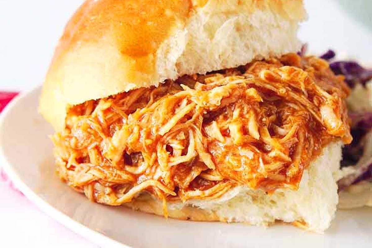 Quick Instant Pot Chicken Slider Recipe