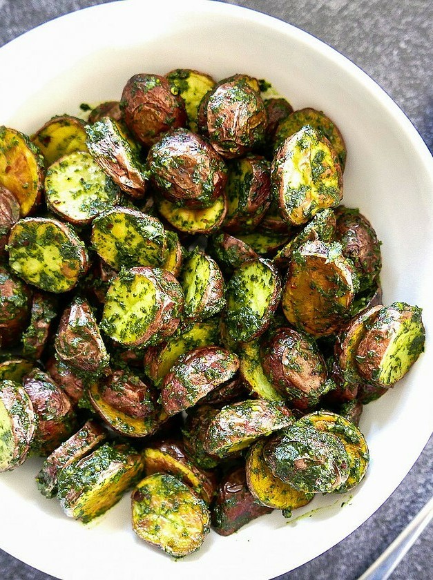 Chimichurri Roasted Red Potato Delight