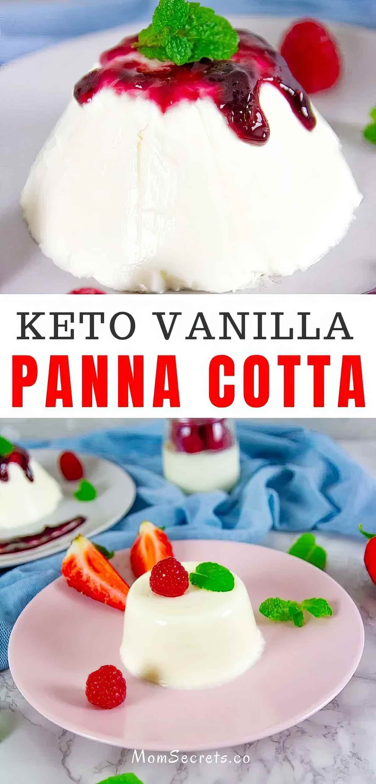 Creamy Italian Panna Cotta with Raspberry Twist