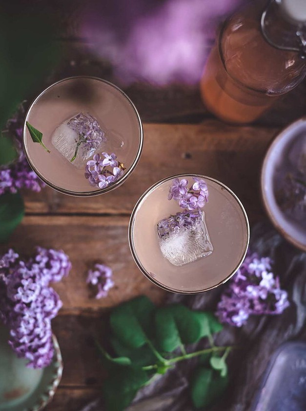 Lilac Gin Sparkler