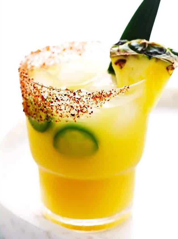 Smoky Pineapple Margarita with a Kick