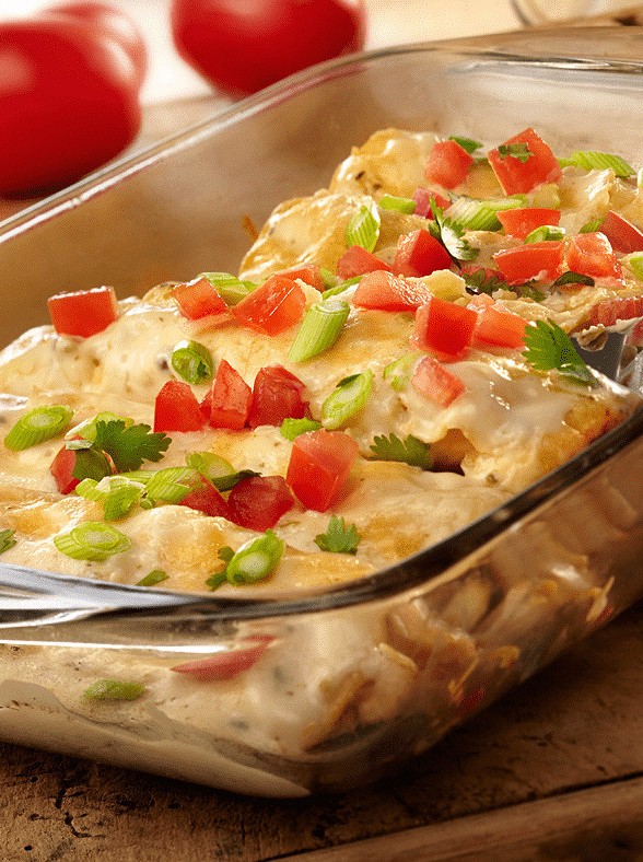 Creamy Chicken Enchilada Delights