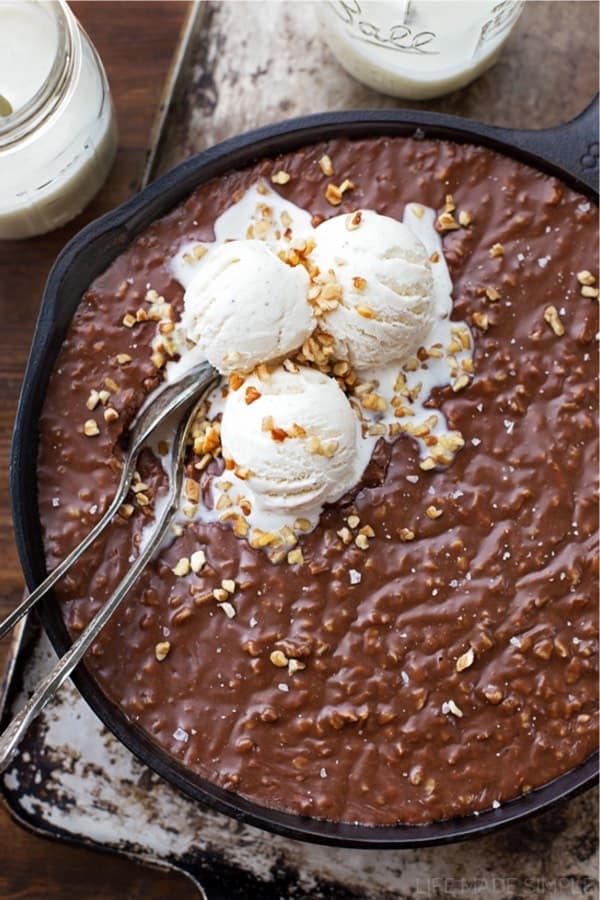 Skillet Chocolate Cake Bliss
