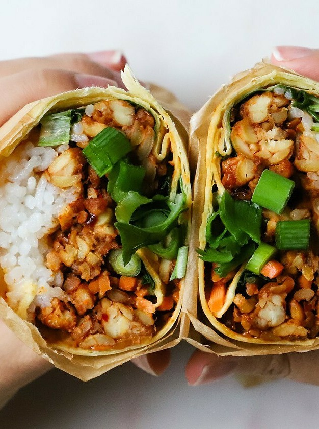 K-Town Tempeh Wrap Delight